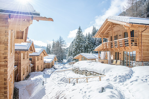 Traumhafte Chaletdörfer Hüttendörfer Urlaub Italien